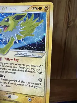 POKEMON TCG - POWER KEEPERS - JOLTEON GOLD STAR HOLO 101/108 HP+ - Image 4