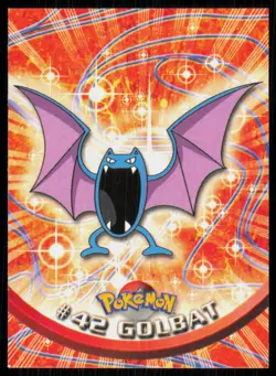 1999 Topps Pokemon TV Animation Series 1 Golbat Green Logo #42 - Image 1