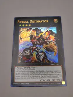 Yugioh! NM Ryzeal Detonator - CRBR-EN007 - Ultra Rare - 1st Edition - Image 2