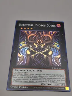 Heretical Phobos Covos - INFO-EN045 - Super Rare 1ST ED NM YuGiOh - Image 1