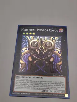 Heretical Phobos Covos - INFO-EN045 - Super Rare 1ST ED NM YuGiOh - Image 2