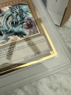 PSA 4 Blue Eyes White Dragon MGED-EN001 Yugioh Gold Rare Maximum Gold El Dorado - Image 2