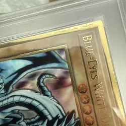 PSA 4 Blue Eyes White Dragon MGED-EN001 Yugioh Gold Rare Maximum Gold El Dorado - Image 3