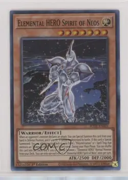 Super Rare - Elemental HERO Spirit of Neos 1st Ed. YuGiOh Power the Elements - Image 1