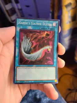 Yugioh Harpie's Feather Duster EGO1-EN022 1st Super Rare - Image 1