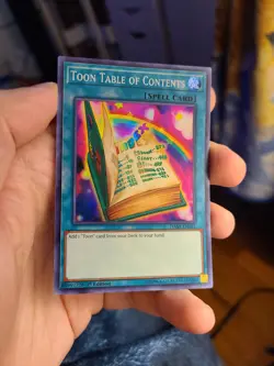 Yugioh Toon Table of Contents DASA-EN043 1st Super Rare - Image 1