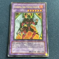 Elemental Hero Phoenix Enforcer EOJ-EN032 1st Ultimate Rare YuGiOh - Image 2