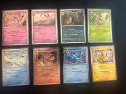 Pokemon Prismatic Evolutions Costco Mini Tins Cosmo Promo Cards (8 Cards Total) - Image 2