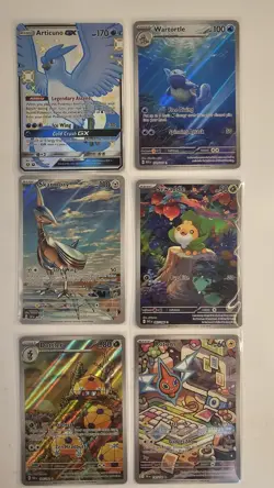 IR Pokemon 6 Card Lot: Articuno SV 54 Wartortle 171 Eng Skarmory 209 n more Mint - Image 1