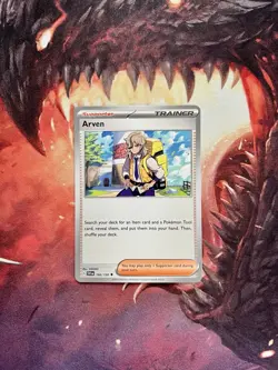 Arven 166/198 Pokemon Scarlet & Violet Base Set Pokemon Trainer Card NM - Image 2