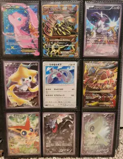 Japanese and English Pokemon Card Collection, Ex/Gx/Holo, 144 Cards in total - Image 1