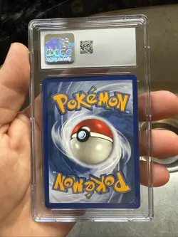 CGC 9 MINT Zubat 57/62 Fossil 1999-2000 Pokemon Card ERROR Printer Hickey - Image 3