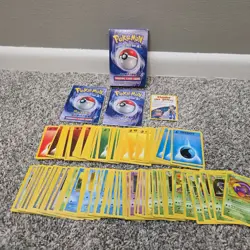 Pokemon Trading Card Game 2 Player Starter Set Base Set WOTC (NO HOLO) Open Box 742818060578 - Image 1
