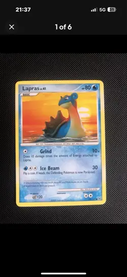 Pokemon TCG Lapras Non Holo Bundle 3 Cards Private Listing Only - Image 1