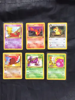 Pokemon Cards: 1st Edition Team Rocket 12 Card Non-Holo Lot - Image 1