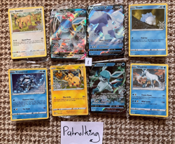 Pokemon 2023 Holiday Advent Calendar Stamped Cards x 8 Full Set Sealed TCG Promo - Image 1