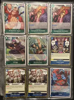 39x One Piece CCG PRB02 The Best Volume 2 Holo Foil Cards English See Pics - Image 4