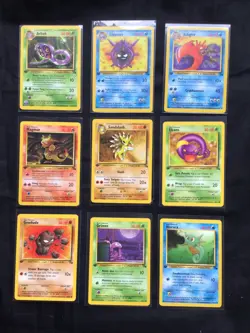 Pokemon Cards: 1st Edition Fossil 22 Card Non-Holo Lot - Image 1