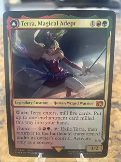 Terra Magical Adept Foil Final Fantasy Collectible Card - Image 1