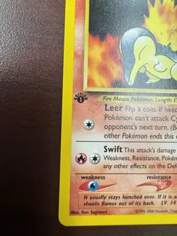 Pokemon Cards: Neo Genesis 1st Edition Common: Cyndaquil 56/111 NM - Image 5