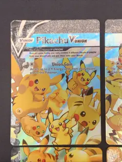 Pikachu V-Union 4-Card Set Pokemon TCG SWSH139-142 Holo Promo - NM - Image 2