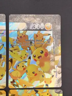 Pikachu V-Union 4-Card Set Pokemon TCG SWSH139-142 Holo Promo - NM - Image 3