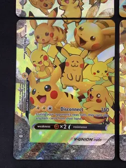 Pikachu V-Union 4-Card Set Pokemon TCG SWSH139-142 Holo Promo - NM - Image 4