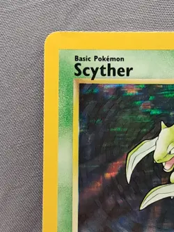 Pokemon 1999 Scyther #10/64 jungle Set Holo Raw Card - Image 4