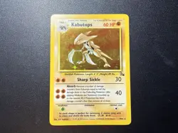 Pokemon TCG Kabutops Holo Rare Card 9/62 Fossil Unlimited LP- - Image 3