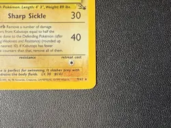 Pokemon TCG Kabutops Holo Rare Card 9/62 Fossil Unlimited LP- - Image 4
