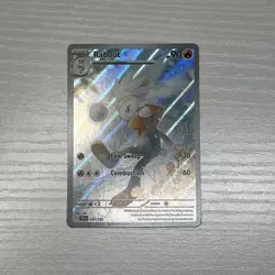 Pokemon TCG Raboot Scarlet & Violet Stellar Crown Illustration Holo Card 147/142 - Image 1