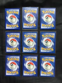 Pokemon Cards: Shadowless Base Set 37 Card Non-Holo Lot - Image 2
