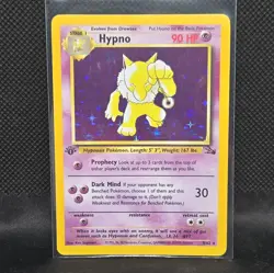 Hypno 1st Edition Holo Fossil #8 Vintage 1999 Pokemon Trading Card Game - Image 1