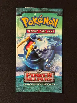 EMPTY EX Power Keepers Booster Pack Box Gold Star Pokemon Card Design 2 - Image 1