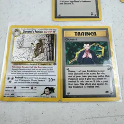 Pokemon GIOVANNI Theme Deck WOTC Complete Gym Challenge Cards TCG Coin Manual 742818062282 - Image 3