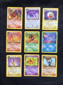Pokemon Cards: Team Rocket 58 Card Non-Holo Lot - Image 3