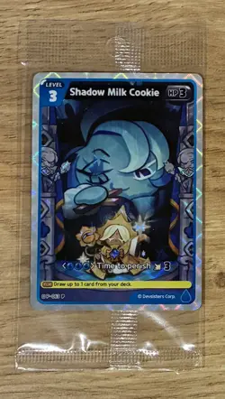 NYCC 2025 CookieRun TCG Promo Card - Shadow Milk Cookie Foil - Image 1