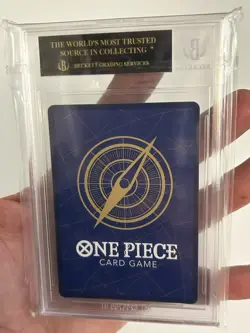 2023 OP05 OP01016 Nami Black Label Rare One Piece CCG Card BGS 10 Pristine - Image 4