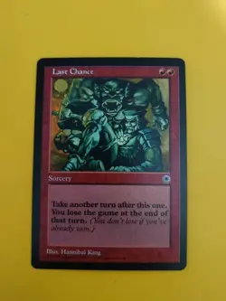 Last Chance. Portal Old Vintage. Sorcery MTG Card. - Image 2