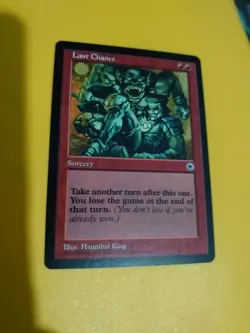 Last Chance. Portal Old Vintage. Sorcery MTG Card. - Image 3