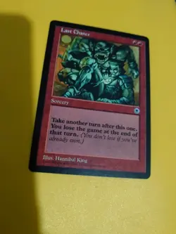 Last Chance. Portal Old Vintage. Sorcery MTG Card. - Image 4