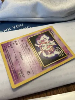 Pokemon 1999 Mewtwo Basic WB Promo Card #150 WOTC - Image 2