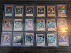 Yugioh 18 Card Lot , Blue Eyes White Dragon , Red Eyes Alt Art Secret Rare - Image 1