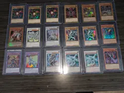 Yugioh 18 Card Lot , Blue Eyes White Dragon , Red Eyes Alt Art Secret Rare - Image 2