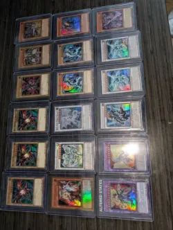 Yugioh 18 Card Lot , Blue Eyes White Dragon , Red Eyes Alt Art Secret Rare - Image 3