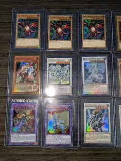 Yugioh 18 Card Lot , Blue Eyes White Dragon , Red Eyes Alt Art Secret Rare - Image 4
