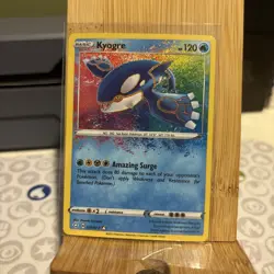 Pokemon TCG Shining Fates Kyogre Amazing Rare Holo Card 021/072 - Image 1