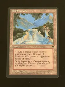 Magic The Gathering Fallen Empires Lot Of 230 LP/NM With Lands, Rainbow Vale - Image 2