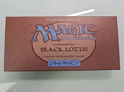 Pinfinity Magic The Gathering Black Lotus MTG 30th Anniversary AR Pin & Lanyard - Image 1