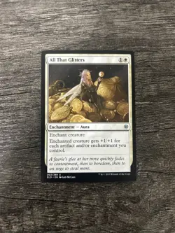 MTG 1x All That Glitters x1 LP Throne of Eldraine - Image 1